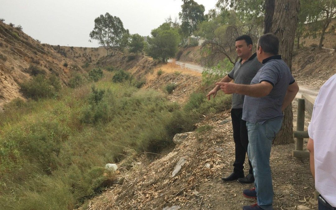 El alcalde de Los Ramos advierte del riesgo de inundaciones por el estado de las ramblas