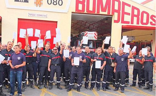 El PSOE muestra nuevamente su apoyo a los bomberos de Murcia y pide que salgan cuanto antes las treinta plazas comprometidas