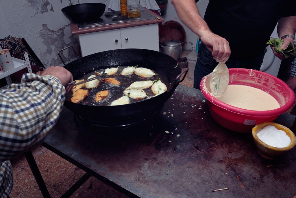 Paparajotes en la peña huertana