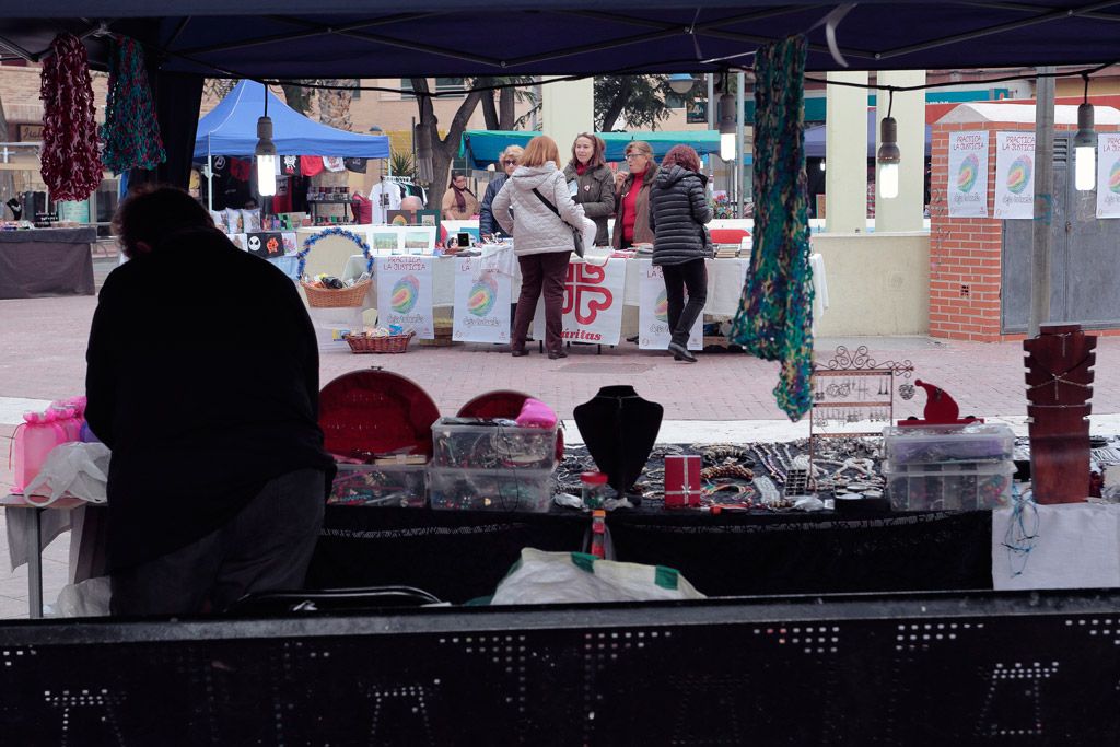 Mercadillo en el Charco en Santo Ángel