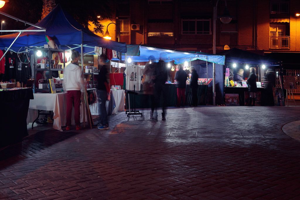 Mercadillo en el Charco en Santo Ángel