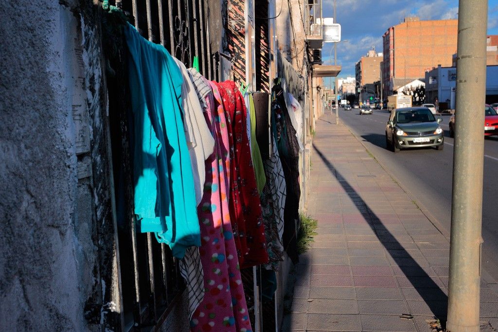 Viviendas en la carretera de Alcantarilla.