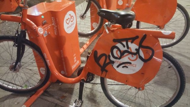 El PSOE reclama un mejor mantenimiento de las bicicletas y exige al Ayuntamiento que apueste por una verdadera red de carriles bici