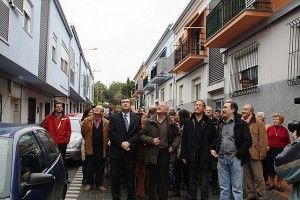 Visita oficial de Valcárcel, Ballesta y Cámara, cuando acabaron las obras de rehabilitación.