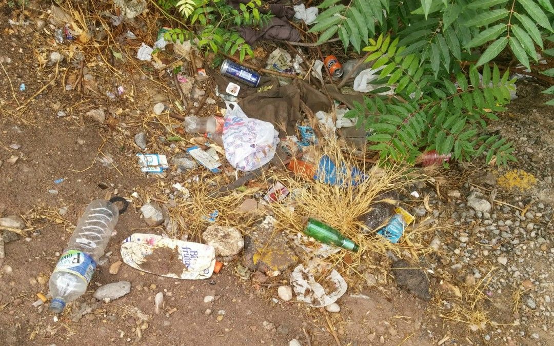 El PSOE denuncia nuevamente la acumulación de basuras en el entorno del Malecón