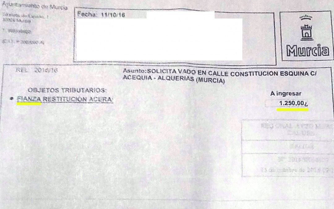 El PSOE denuncia el afán recaudatorio del PP «al inventarse un nuevo impuesto de vados para perjudicar aún más a los vecinos de las pedanías»