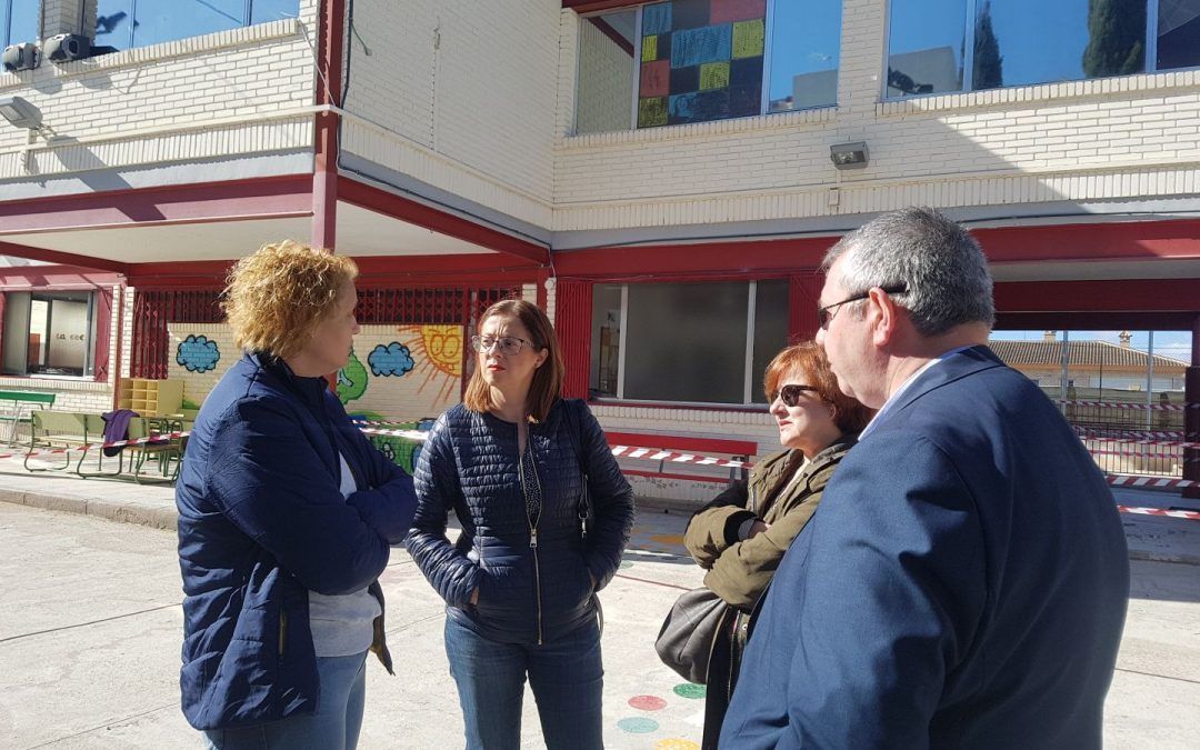 El PSOE denuncia la “deplorable situación” del colegio Virgen del Rosario, de Monteagudo, por la falta de inversiones desde hace décadas