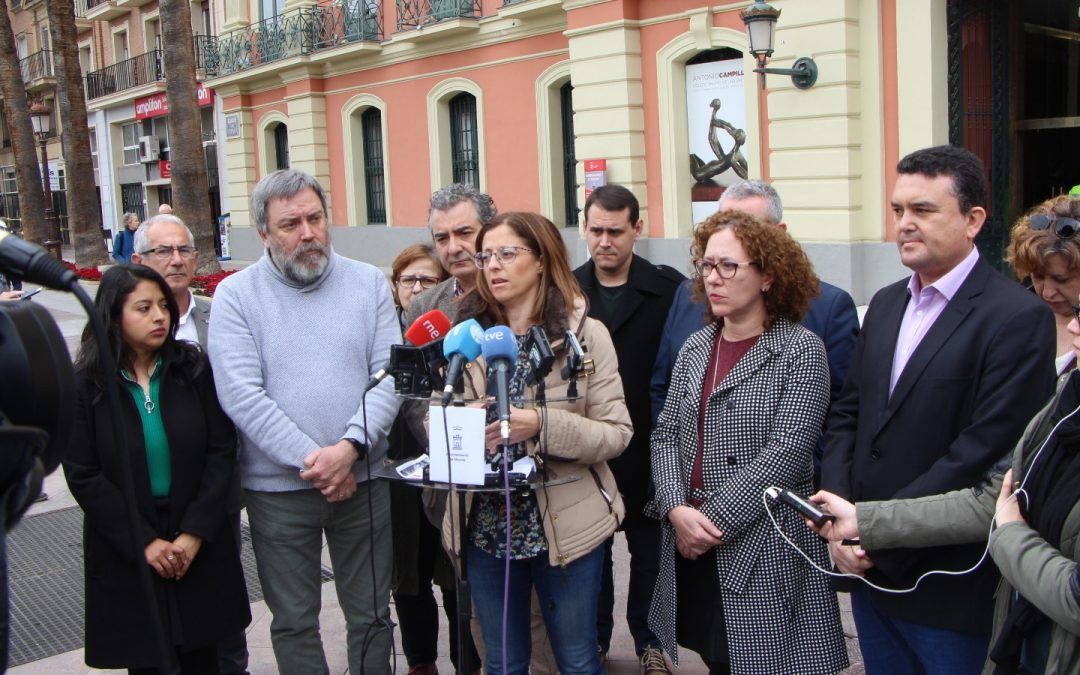 PSOE, Ahora Murcia, Cambiemos Murcia y Javier Trigueros presentan una moción de censura en el Ayuntamiento de Murcia