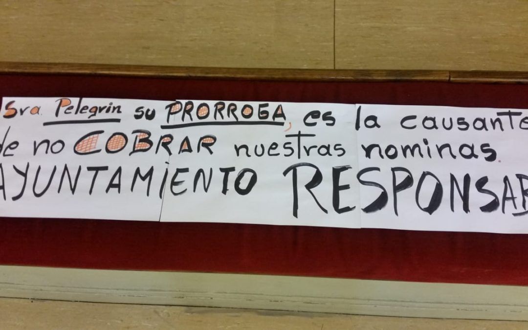 El PSOE denuncia “la ineptitud del PP, incapaz de resolver la deuda de 8 nóminas a las trabajadoras de Ayuda a Domicilio”